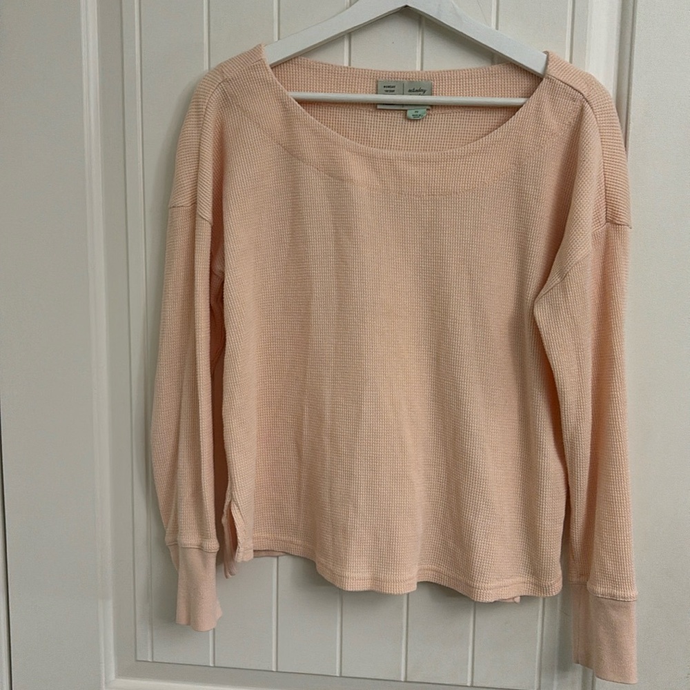 SATURDAY SUNDAY by Anthropologie Waffle Knit Top